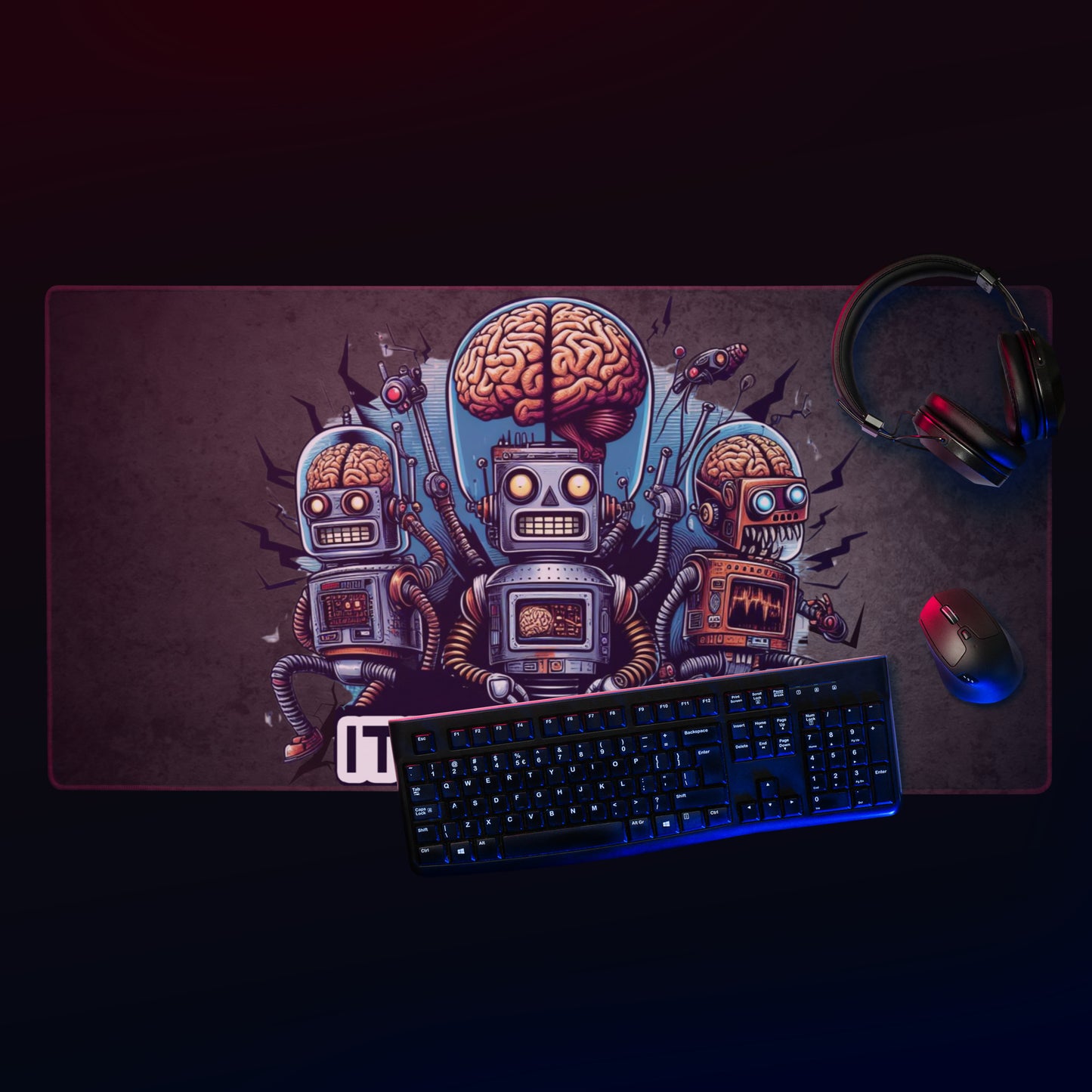 ItsBartell Big Brain Gaming mouse pad