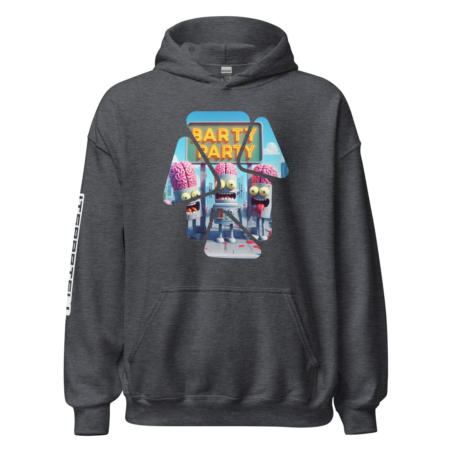 Big Brain Robot Hoodie