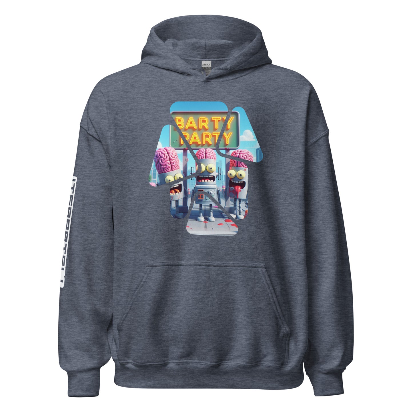 Big Brain Robot Hoodie