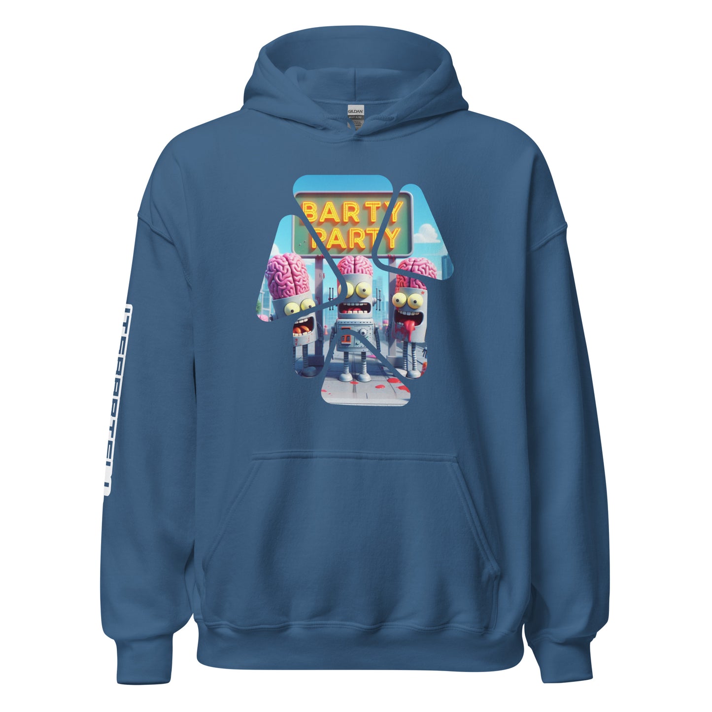 Big Brain Robot Hoodie