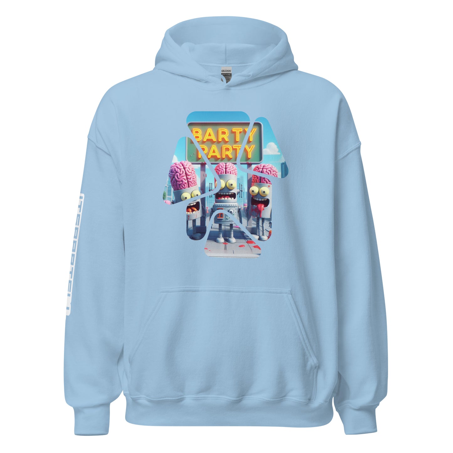 Big Brain Robot Hoodie