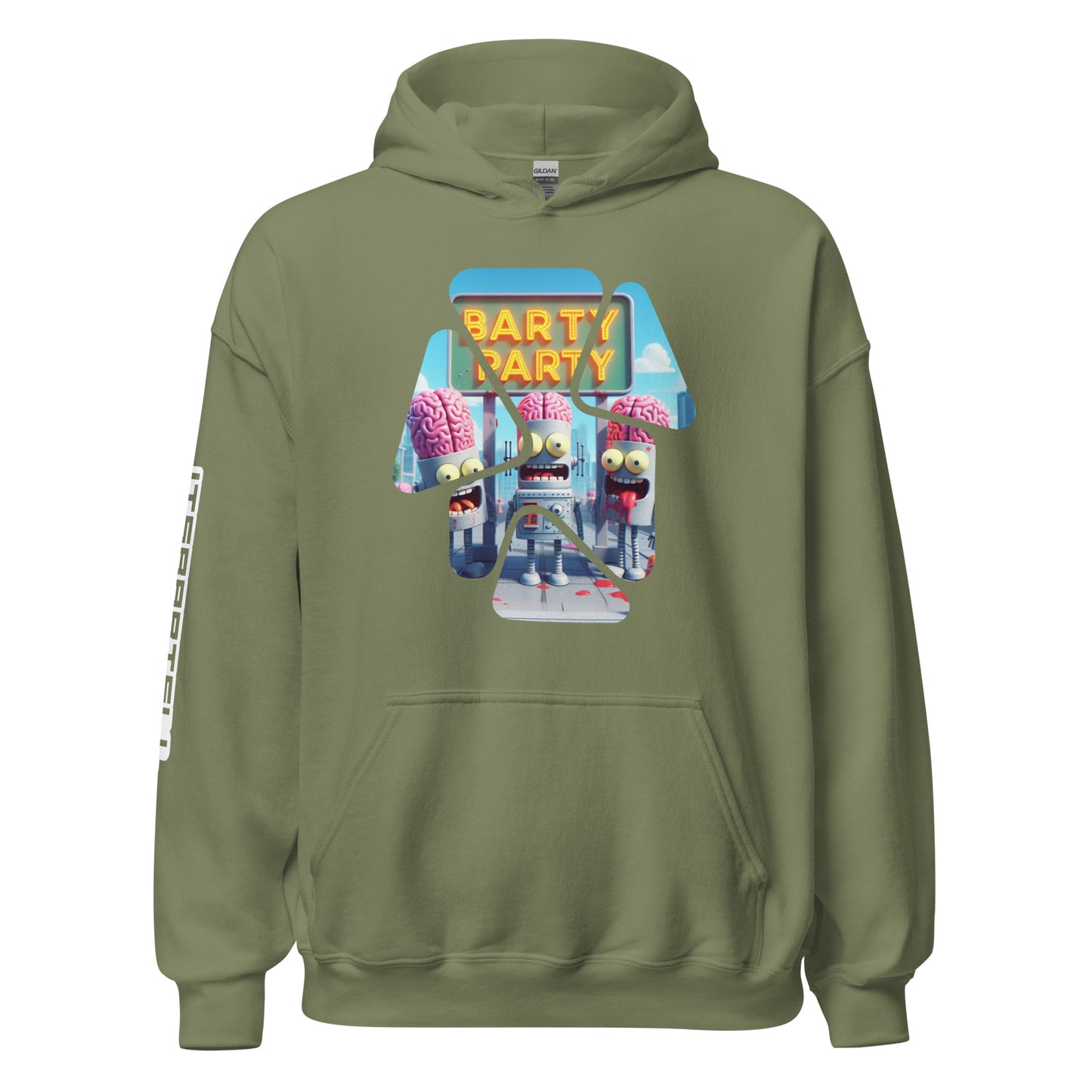 Big Brain Robot Hoodie