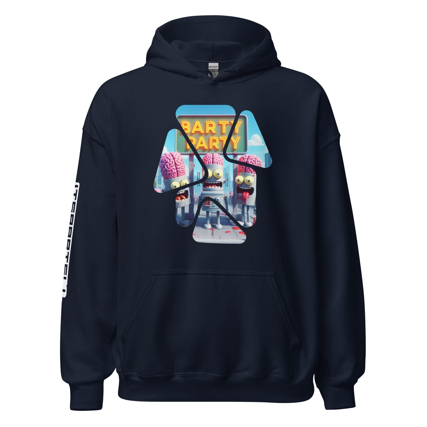 Big Brain Robot Hoodie