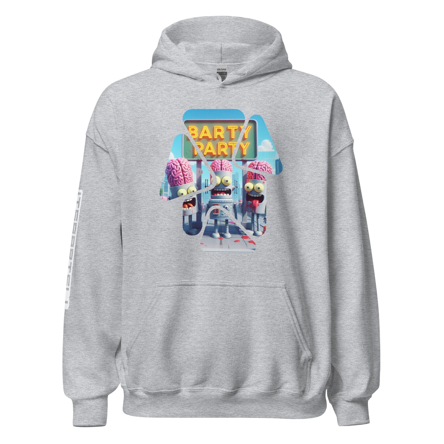 Big Brain Robot Hoodie