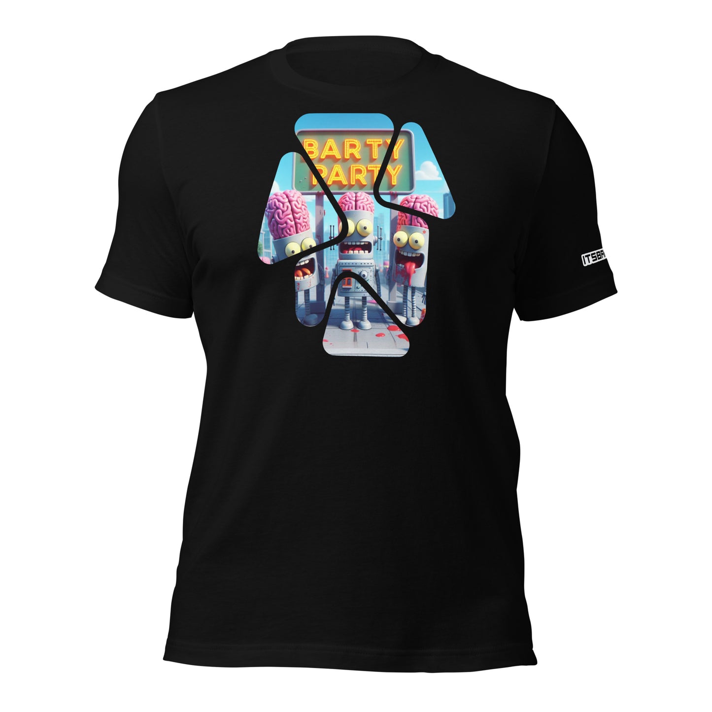 Big Brain Robot Unisex T-shirt